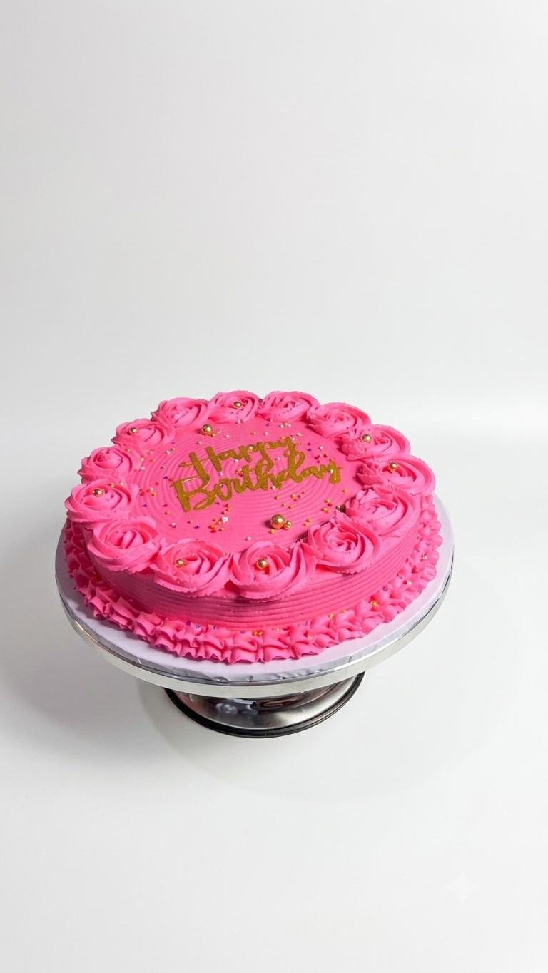 Classic Rosette Cake - 10-inch (1 Layer) - Image 2