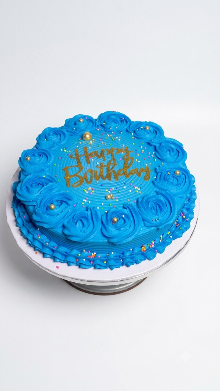 Classic Rosette Cake - 10-inch (1 Layer) - Image 5