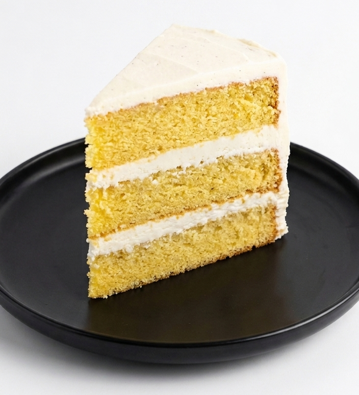 chilled cake slice
