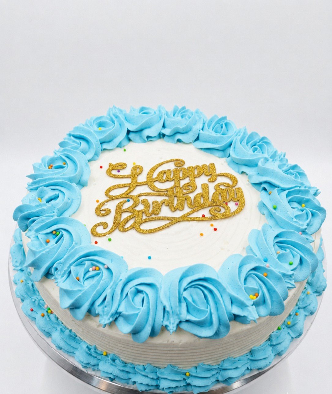 Classic Rosette Cake - 10-inch (1 Layer) - Image 2